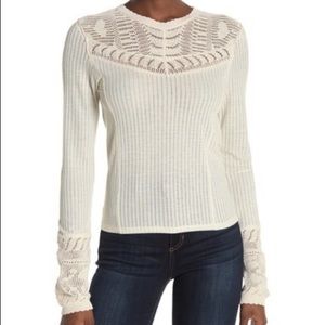 NWT Free People Collette Knit Long Sleeve